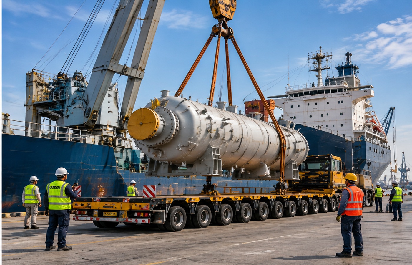 Project Cargo Handling logistics photograph