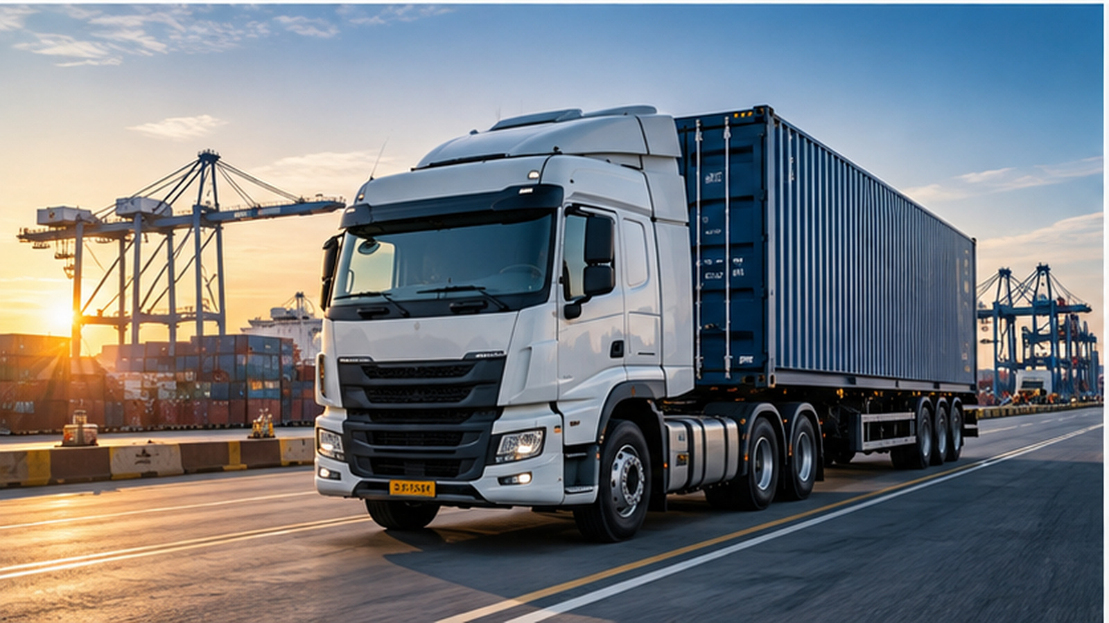 Overland Transport logistics photograph